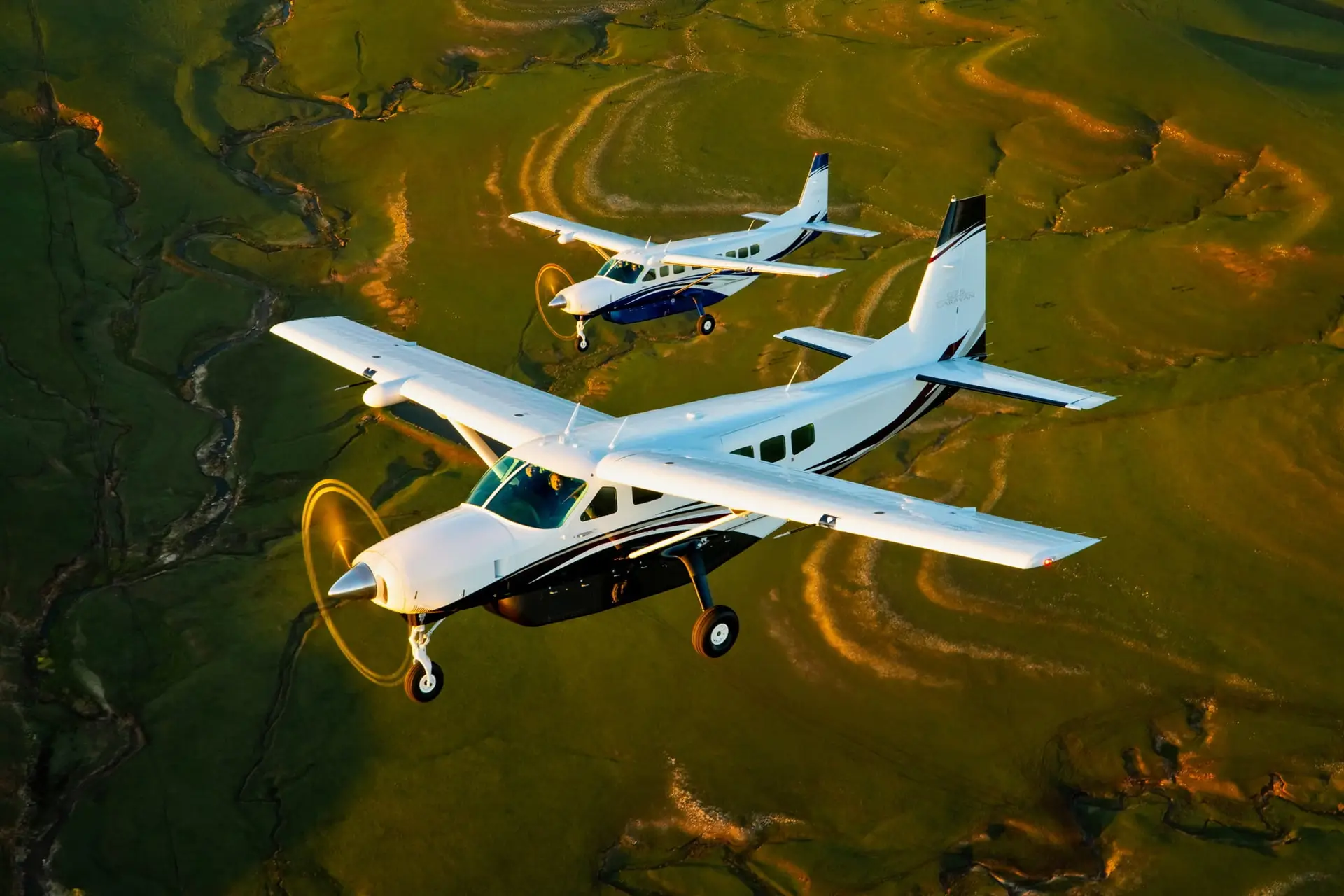 Cessna Caravan Aircraft Flying